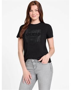 Футболка Kika с логотипом, черный Guess factory