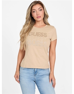 Футболка Liberty с логотипом, кремовый Guess factory