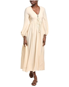 Guelfi Макси-платье, белый Weekend max mara