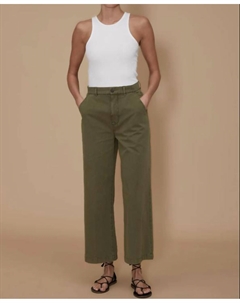 Джуд брюки до щиколотки в оливковом цвете Le jean