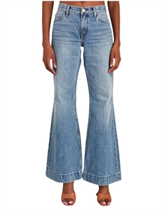 70S Джинсы с низкой посадкой и расклешенными штанинами Lake Bell, Lake Bell Redone