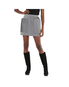 Барберри Мини-юбка с сетчатыми и неопреновыми карманами, черный Burberry