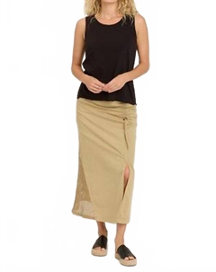 Рорелле Миди-юбка в пигменте Линвуд Сэндс, Lynwood Sands Pigment Xcvi