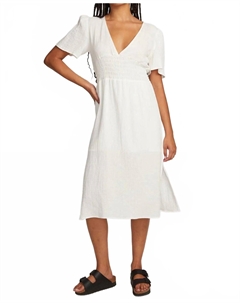 Палмер Белое миди-платье Chaser