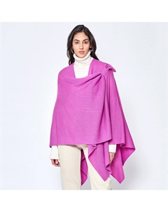 Сплошной пончо руана с плечевым ремнем, розовый Truedames