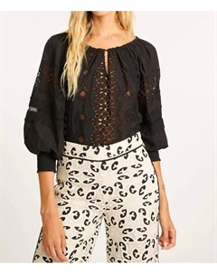 Топ Sybille в черном цвете Caballero