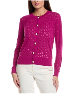 Кардиган St John Float Knit, фиолетовый St. john