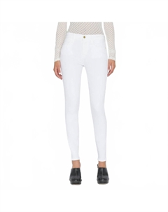Джинсы-скинни Le High Rise в белом цвете Frame