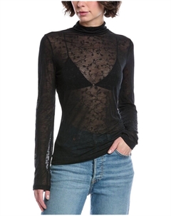 Valencia Микроцветочный топ, черный Rag & bone