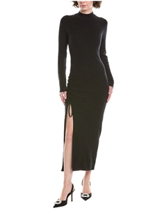 Платье миди из шерсти, черный Michael michael kors
