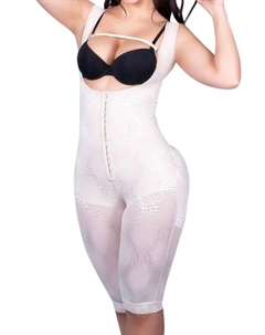 Утягивающее белье с высокой талией и эффектом подтяжки бедер - колумбийское корректирующее белье для коррекции живота и подтяжки ягодиц, бежевый цвет Siluets