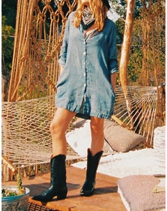 Туника Abril в джинсовом стиле, Denim Scandal italy