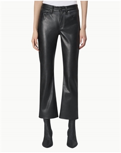 Пейтон черные брюки до щиколотки из искусственной кожи Rag & bone