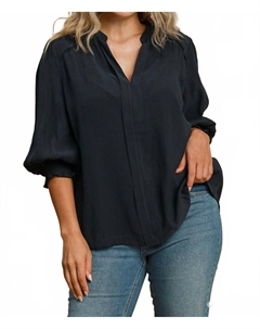 Кривой Пайпер топ с разрезом на шее в черном цвете Umgee