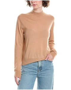 Винс Водолазка Шерстяной пуловер, белый Vince