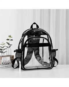 Прозрачный рюкзак, черный Fashnzfab