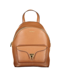 Кожаный женский рюкзак, коричневый Coccinelle