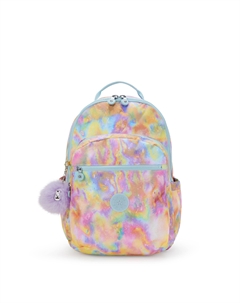 Seoul Большой печатный 15-дюймовый рюкзак для ноутбука, Bubble Slick Kipling