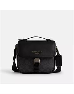 Сумка-трансформер Racer из фирменного холста, черный Coach outlet