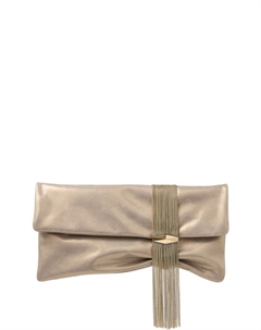 Золотистый клатч с кристаллами и отворотом, золотой Jimmy choo