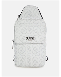 Сумка-слинг Gio Logo мужская, белый Guess factory