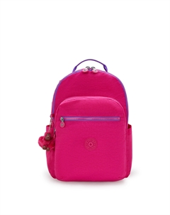 Seoul Большой 15-дюймовый рюкзак для ноутбука, розовый Kipling