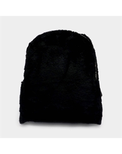 Твердый рюкзак из искусственного меха, черный Fashnzfab