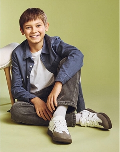 Белые детские кеды Mascotte junior