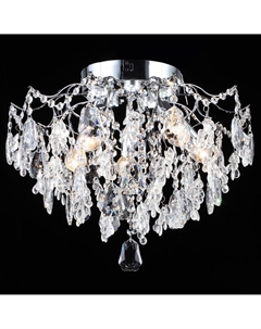 Потолочная люстра 27620-0.3-5+5 CH+CLARE Reluce