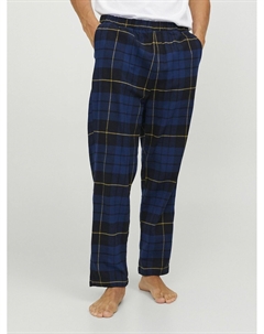 Брюки пижамные в клетку синий Jack & jones