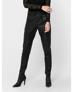 Брюки узкие с пропиткой черный Only