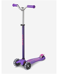 Самокат Maxi Deluxe Pro LED 2024, Фиолетовый Micro