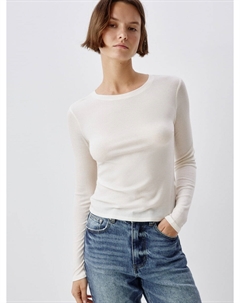 Лонгслив из смесового лиоцелла и шерсти Sela