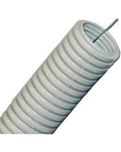 Труба гофрированная лёгкая 10120-100 ПВХ, с зондом диам 20мм (100м) Ecoplast