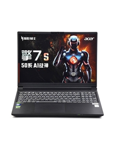 Игровой ноутбук Acer Predator Qing 7S, 16'', 64Гб/1Тб, Ultra 9 275HX, RTX 5080, черный, англ. клавиатура