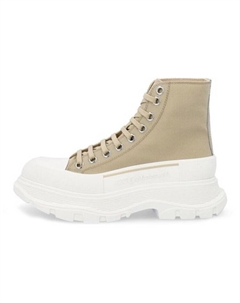 Ботинки женские Tread Slick, бежевый / белый Alexander mcqueen