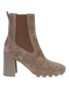 H695 Замшевые челси, коричневый Hogan