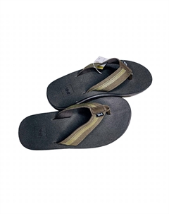 Мужские пляжные шлепанцы Voya Canvas в темно-оливковом цвете Teva