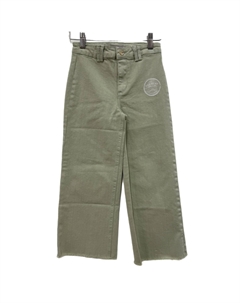 Девчачьи завышенные брюки в цвете шалфей, Sage Tractr