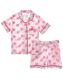 Комплект пижамы из 2 предметов, розовый Preppy goose