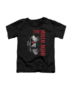 Футболка с коротким рукавом для малышей "Лига справедливости Америки: Главный парень", черный Gildan