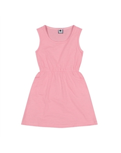 Детское платье Ruby с карманами в розовую мини-полоску Busy bees