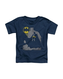 Футболка с коротким рукавом для малышей Batman "Нокаут", темно-синий Gildan