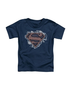 Футболка с коротким рукавом для малышей "Супермен в грозовых облаках" Gildan