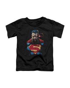 Футболка с Суперменом для малышей, черный Gildan