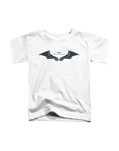 Футболка с механическим логотипом Batman для малышей, белый Gildan