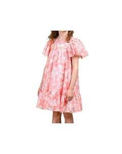 Детское платье Mimi из шифона макси в розовом Paade mode