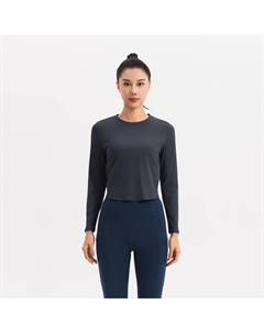 Женская флисовая спортивная кофта с длинным рукавом Domyos