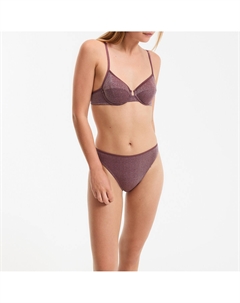 Трусики из микрофибры и с металлизированной нитью TAMARIS красный La redoute collections