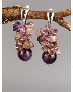 Серьги Бусики-колечки